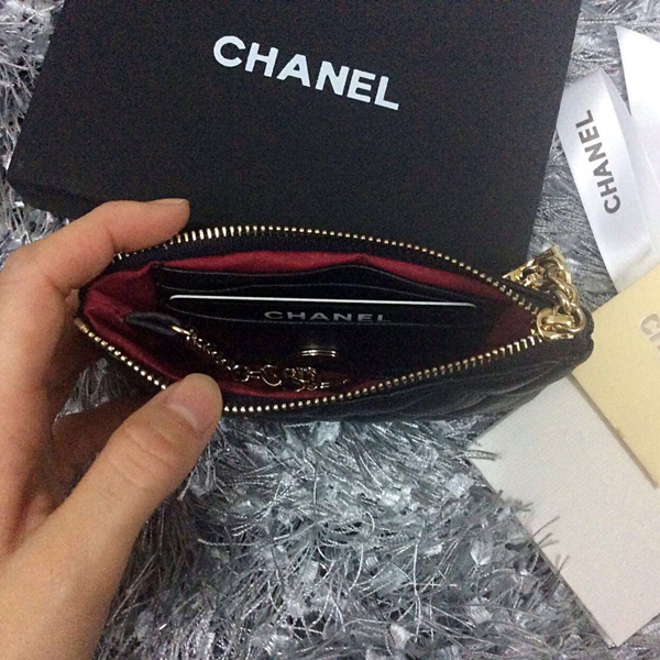 コピーシャネル激安財布側面デザイン